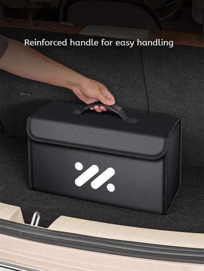 Car Trunk Storage Box Organizer Stowing Tidying Container Bag For IM LS7 L7 L6 LS6 IM6 IM5 LS9 2025 Leather Storage Accessories