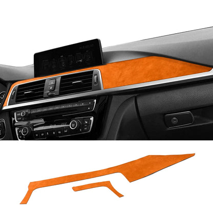 For BMW F30 F32 F34 Center Console Dashboard and Instrument Panel Trim Sticker Car Interior Tuning Accessorie Made of Alcantara