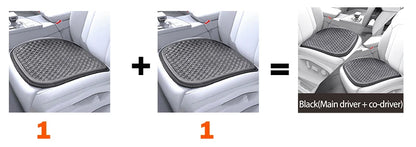 Car Gel Seat Cushion Silicone Mat Cool Gel Cooling Pad Universal Four Season Breathable Ventilate Vehicle Protector Mat Pad