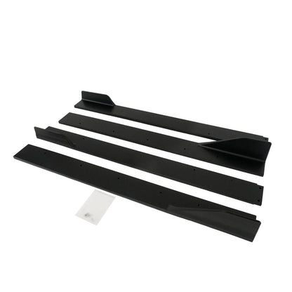 For Lexus Is300 Is350 Is500 2021-2025 A Pair of Car Side Skirt Extension Parts Accessories Matte Black Carbon Fiber Style
