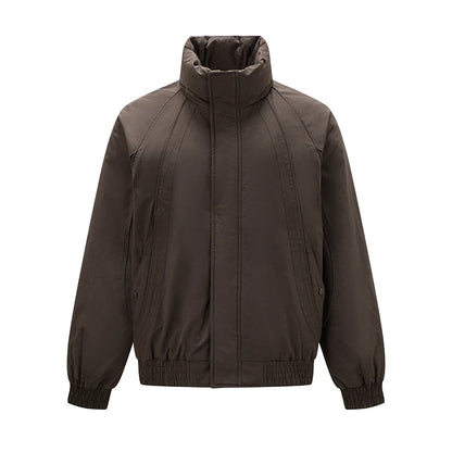 Semir Down Jacket Men Bomber Jacket Three-Resistant 2025 Winter New Warm Stand Collar Top Loose Raglan Sleeve Men's Clothing