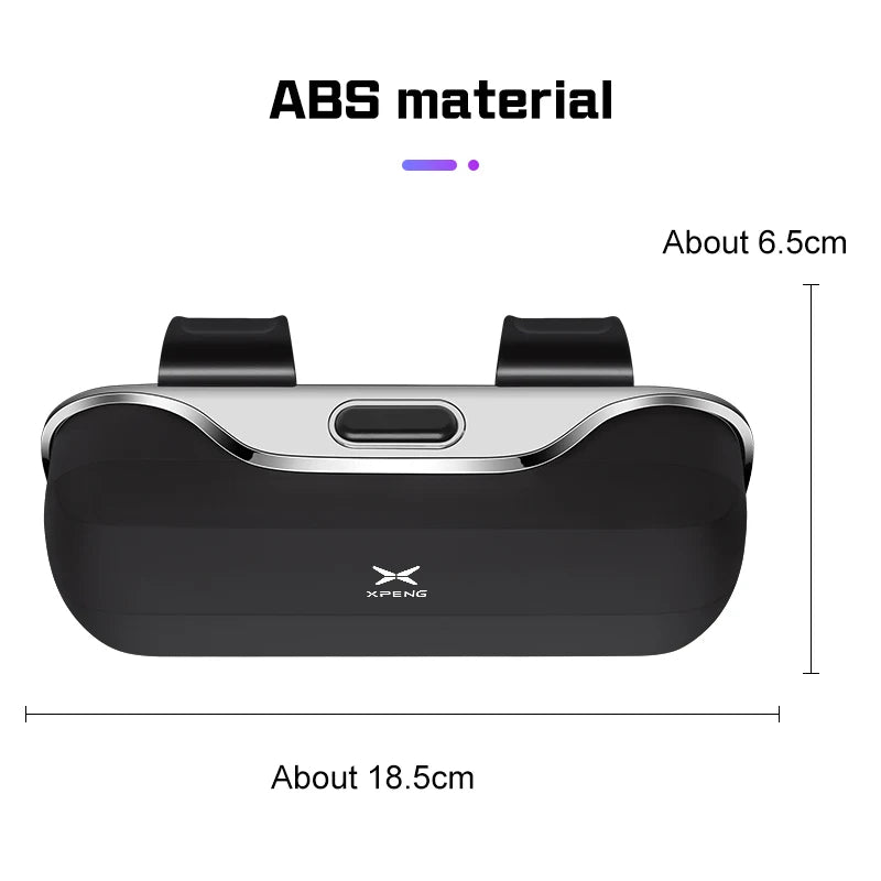 For Xpeng G6 P7 P7i X9 G3 G3i G9 P5 X2 N5 F30 H93 Car Visor Glasses Case Portable Accessories Sunglasses Holder Eyeglasses Box