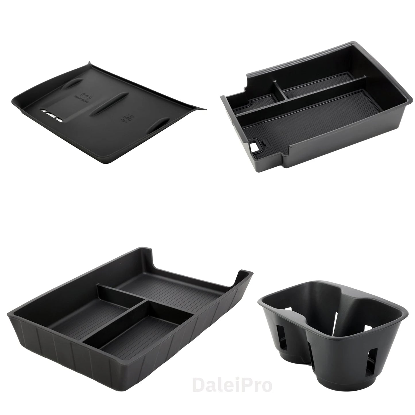 For BYD Sealion 07 2024 2025 Armrest Storage Box Center Console Layered Storage Box Cup Holder Modification Interior Accessories