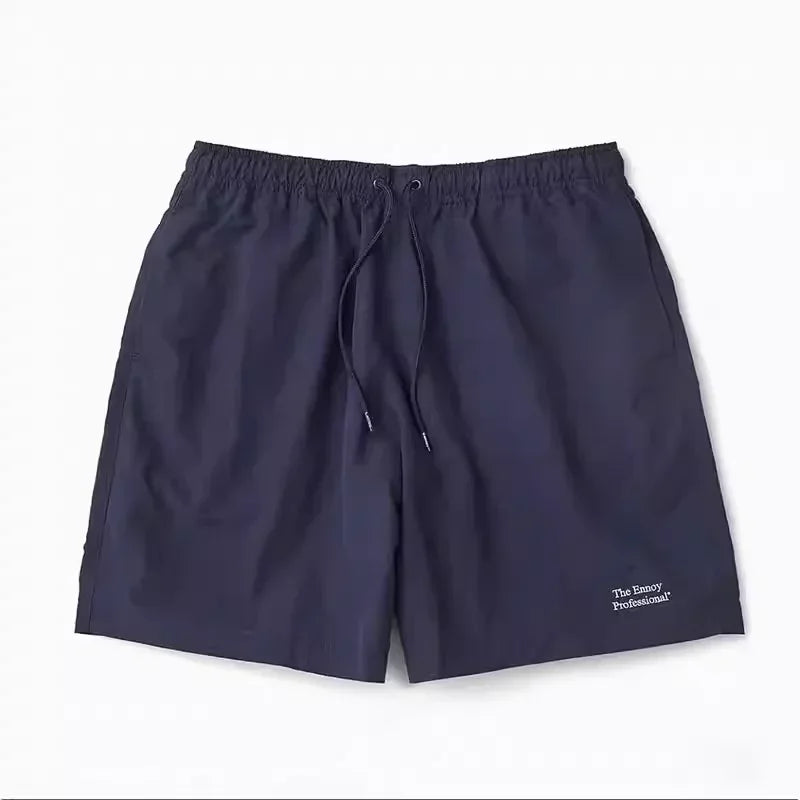 the Ennoy Outdoor Nylon Shorts Men's Quick Dry Sporty Five-Piece Set Casual Loose Fit Summer Fashionable Shorts for Men