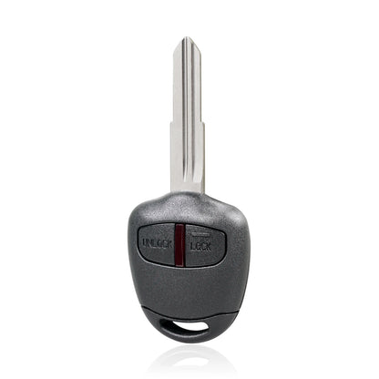 Complete Remote Car Key with Chip for Mitsubishi Outlander ASX Lancer 2007-2018 - Replacement Car Key with Chip