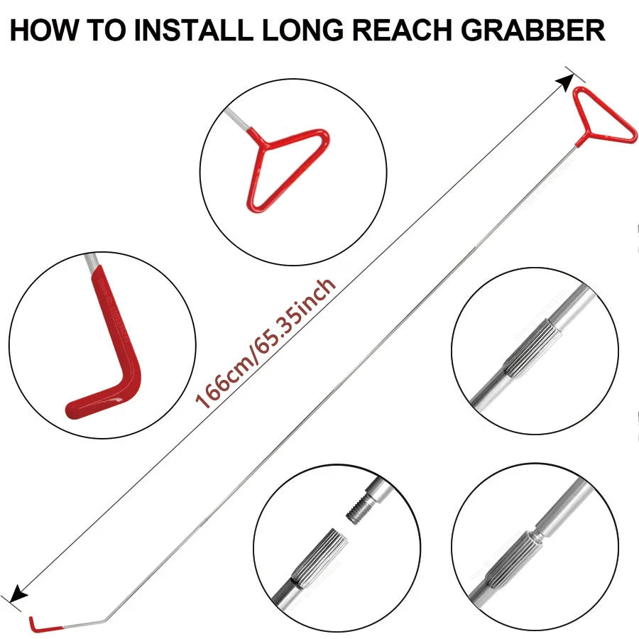 Hot Car Door Repair Hand Tools Wedge Pump Locksmith Thickened Kit Air Cushion Emergency Open Unlock  Long Reach Grabber Tool Set