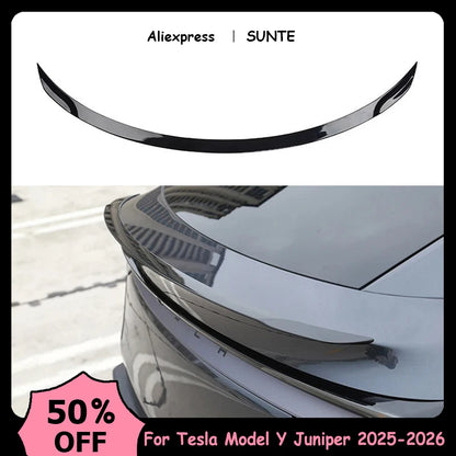 SUNTE Car ABS Spoiler For Tesla New Model Y 2025 2026 Juniper Original High-performance Carbon Fiber Accessories