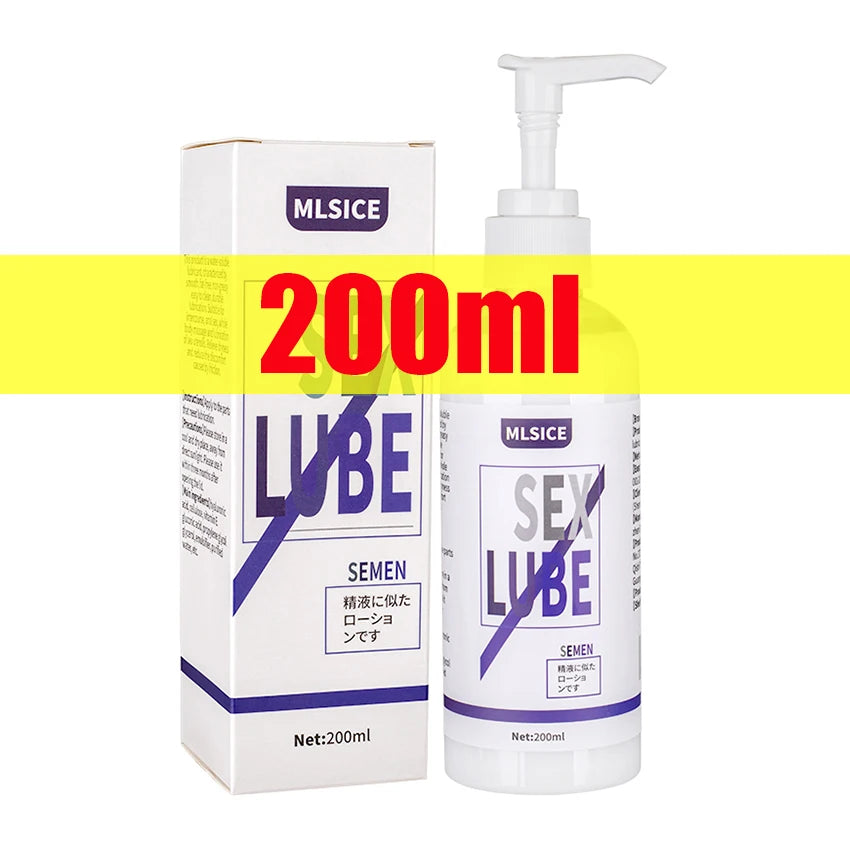 Adult Sex Lubricant Water-Based Anal Lubrication Intimate Gel Semen Lube for Women Men Masturbation Toys Couples Lubricating Oil