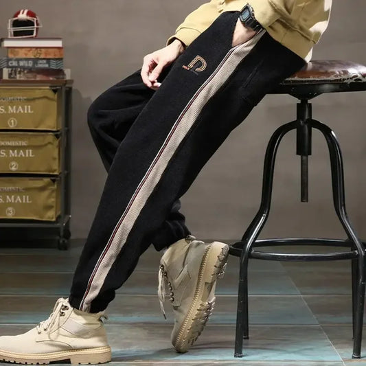 Men's Sweatpants Corduroy Trousers Athletic Black Man Sweat Pants Harem Sport Track High Quality Baggy Fashion Y2k New Items In
