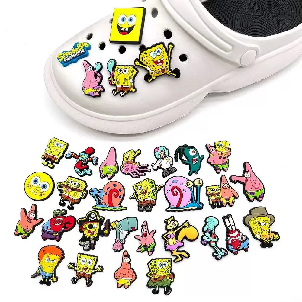 Potdemiel Hot New Product 10-100PCS Shoe Charms For Sandals,Shoe Decoration Accessories Shoe Pins Great Gift For Men Wom