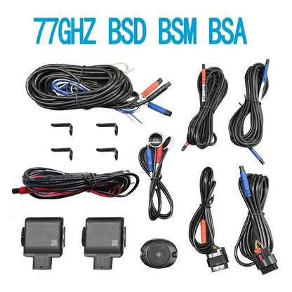 77Ghz Millimeter Wave Radar dead zone  Change Lane Safer Monitoring Assistant BSD BSM BSA Blind Spot Detection System Universal