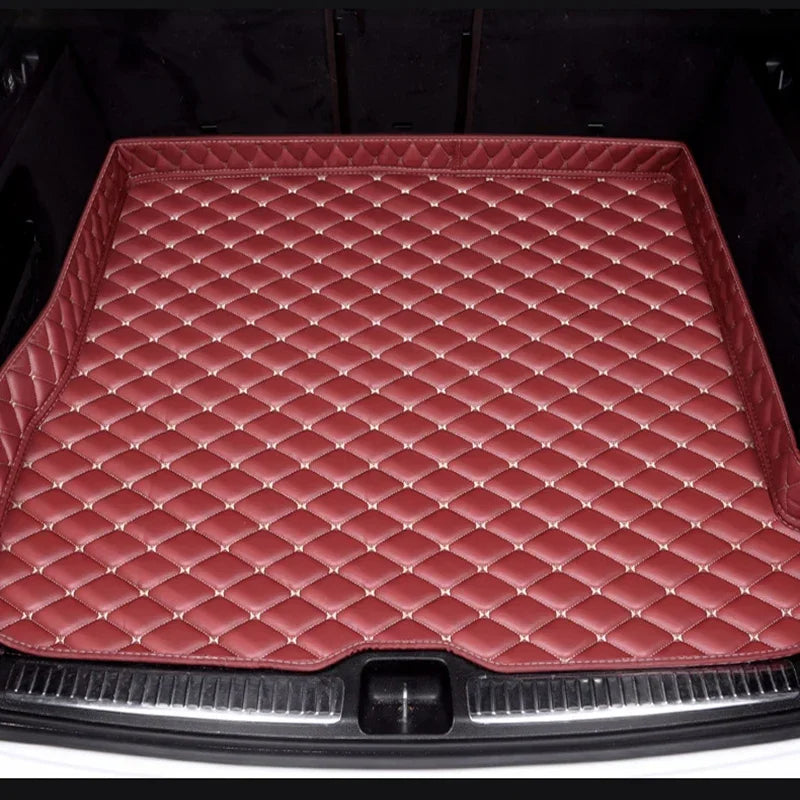 High Quality Artificial Leather Car Trunk Mat for Mercedes W206 W205 C Class C205 S204 S205 W204 W203 Car Accessories Carpet