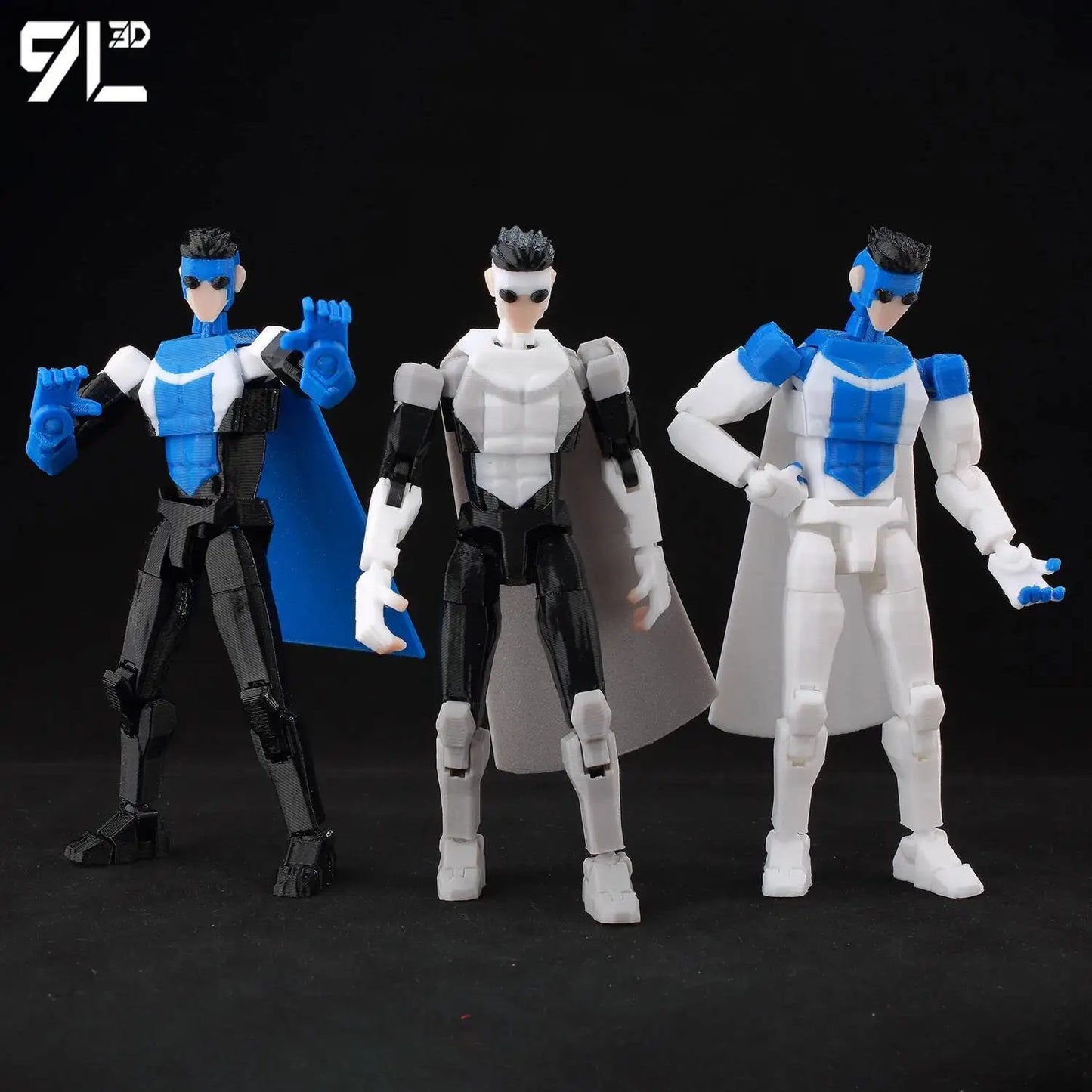 9L3D Printed Superheroes Invincible 2.0 Anime Multi-Jointed Shapeshift Toys Action Figures Mannequin Model Ornaments Gifts