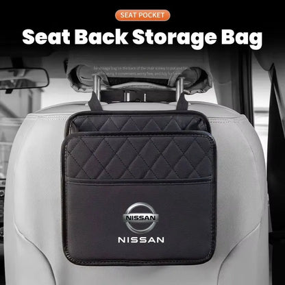Auto Backseat Pocket Large Capacity Hanging Organizer Bag For Nissan J10 X-Trail Qashqai Juke Leaf Micra NOTE Patrol Pulsar