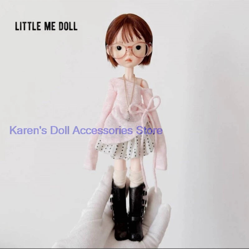 2pcs fashion leisure Blythe/landoudou Little Wave Dot Bud Skirt/Knitwear (Fit for Lulu,ymy24,Ob22,24,26,zone, Jenny)