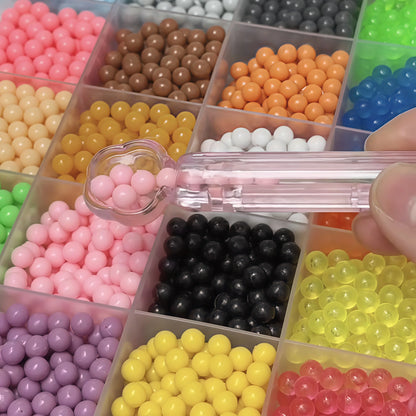 Multicolor Water Spray Magic Beads DIY Handmade Puzzle Kit Water Sticky Beads Educational Learning Craft Toy Birthday Xmas Gift