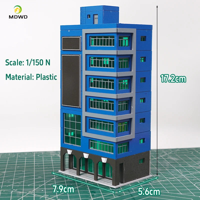 Outland Models 144 N Scale Train Railway Skyscraper Building Shopping Center Toy Educational Playful Learning