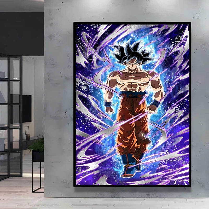 Canvas Posters Dragon Ball Goku Picture Children Gifts Home Decoration Waterproof Comics Pictures High Quality Wall Art Classic