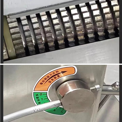 Samll Pork Peeling Machine Commercial Stainless Steel Thickness Adjustable Commercial Pig Skin Detacher ﻿