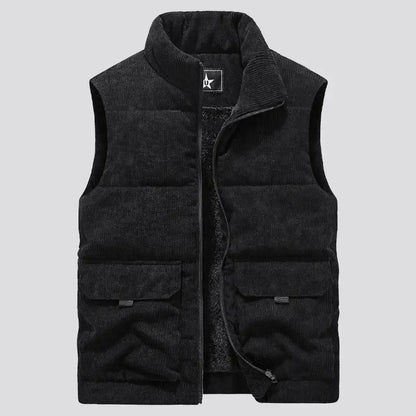 New Winter Fashion Wool Vest Male Cotton-Padded Vests Coats Men's Sleeveless Vest Jackets Warm Waistcoats Clothing Plus Size 6XL