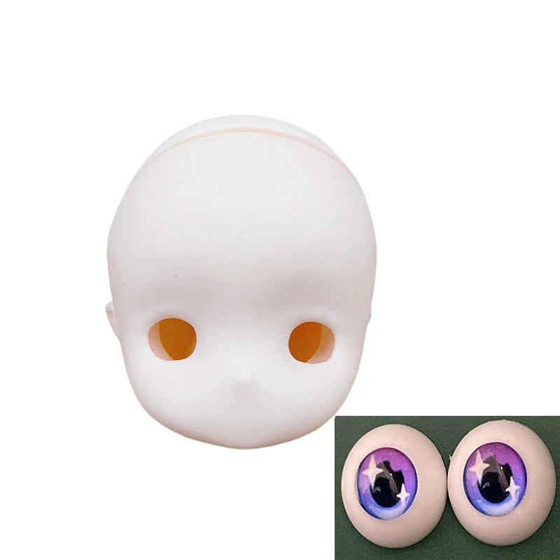 Anime Face Doll Head DIY 30cm Doll Makeup Doll Head or Whole Doll Makeup 1/6 Bjd Doll Girl Doll Toy Gift