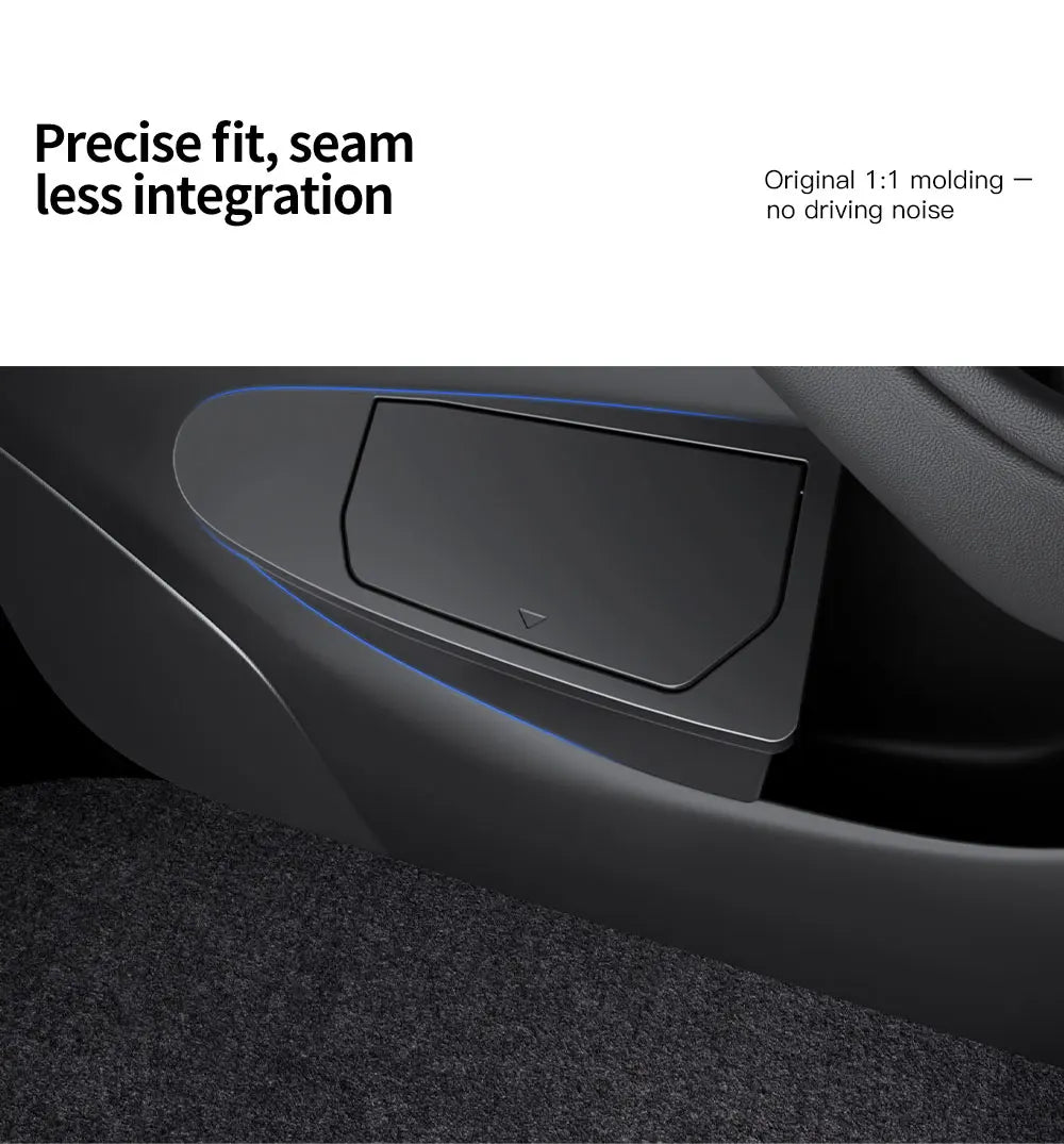 YZ Front Door Storage Trash Can for Tesla Model Y/YL Juniper Car Door Storage Box Multi Functional organizador Car Accessories