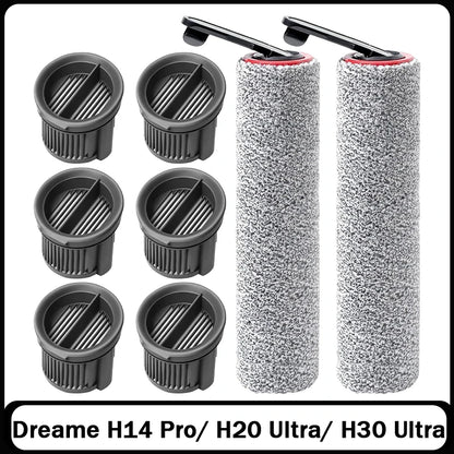 Compatible con Dreame H14 Pro / H14 Dual / H14 / H20 Pro Plus / H20 Ultra / H30 Ultra Piezas de Repuesto para Aspiradora Cepillo