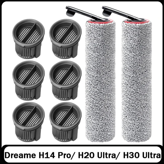 Compatible con Dreame H14 Pro / H14 Dual / H14 / H20 Pro Plus / H20 Ultra / H30 Ultra Piezas de Repuesto para Aspiradora Cepillo