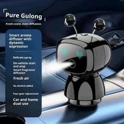 Smart Car Aromatherapy Robot Car Perfume Vehicle Air Purification Humidifier Fully Automatic Car Fragrance Sprayer