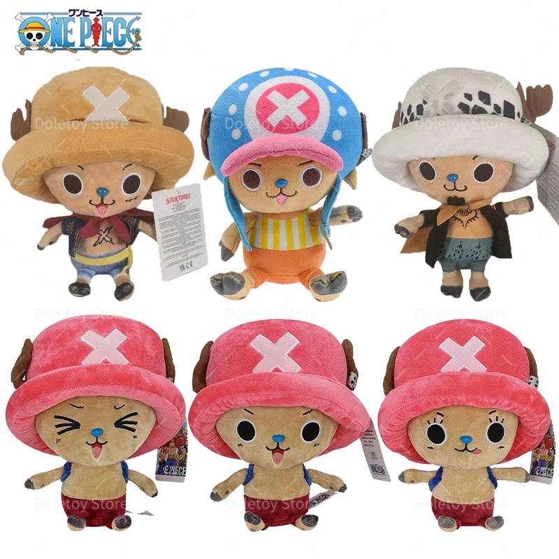 New Original One Piece Plush Luffy Chopper 30cm Cute Face Tony Tony Chopper Stuffed Anime Doll Toy Birthday Gift