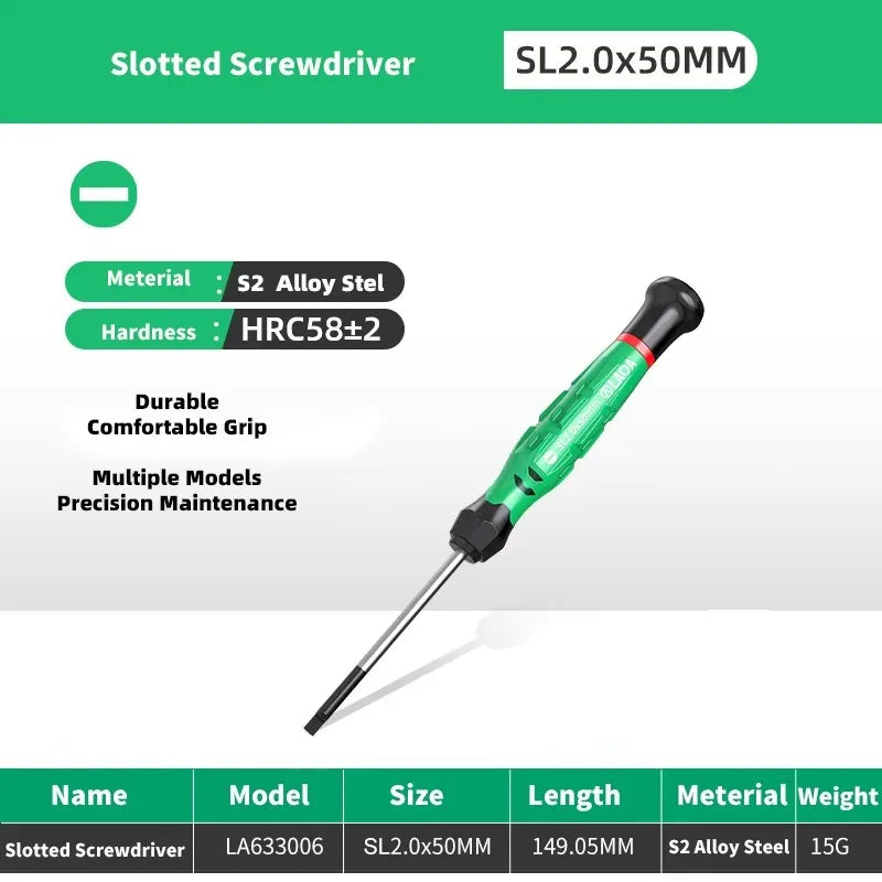 LAOA 1pcs precision screwdriver SL1.0-4.0 screwdriver phillips mini screwdriver phillips screwdriver plum blossom T5-T20