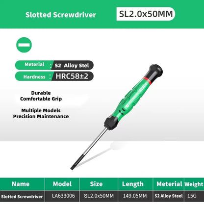 LAOA 1pcs precision screwdriver SL1.0-4.0 screwdriver phillips mini screwdriver phillips screwdriver plum blossom T5-T20