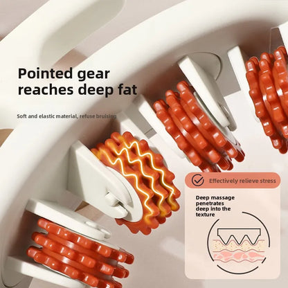 Ring Leg Massager Massage Roller Detachable Handles for Full Body Neck Shoulder Abdominal Muscle Slimming Relaxation