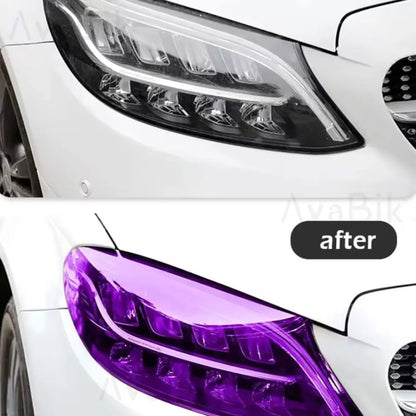 TPU PPF Protection Film Anti-scratch Self-healing White to Purple to Black Color Changing Sticker Can Stretch Strong