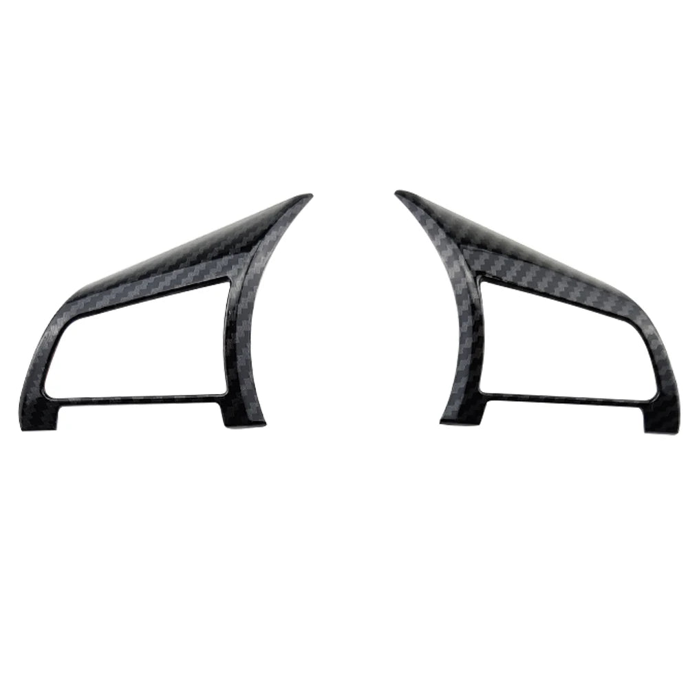 Car Steering Wheel Panel Cover Trim Sticker for Nissan Qashqai J11 Xtrail T32 Rogue Note Versa Kicks Juke Micra Leaf Sentra