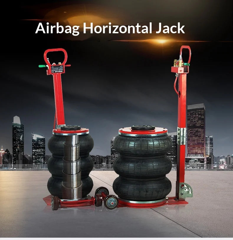 Car Rescue Tools Repair Lifting Machine 5 Ton Air Bag Jack for Car Tire Change and Oil Replacement Horizontal Hydraulic Lift