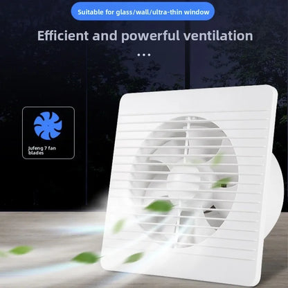 4"6"8" Electric Exhaust Fan Toilet Powerful Mute Extractor Household Wall Kitchen Inbline Duct Fan Ventilation Fan