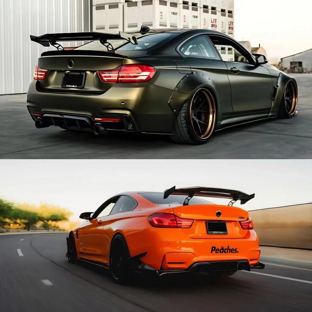 Rear Air Deflector Spoiler Wing Sport Tail Airfoil Tuning Accessories Universal Sedan Cars 125cm Fit Mostly Vehicle MAD Style