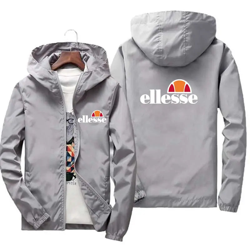 2026 spring and autumn new windbreaker mountaineering raincoat printed letters men's jacket coat