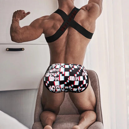 Men's Sexy Muscle Shoulder Straps Elastic Band Harness Chest Bodybuilding Straps Fashion Elastic Fun Decorative Shoulder Strap