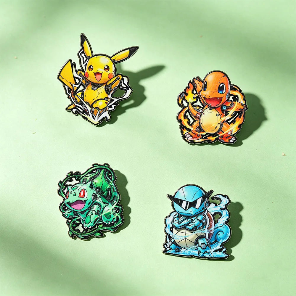 Cartoon Pins Metal Anime Badge Funny Comics Enamel  Cute Collar Pins Brooches Jewelry Lapel Pin Jewelry Collection Friend Gifts