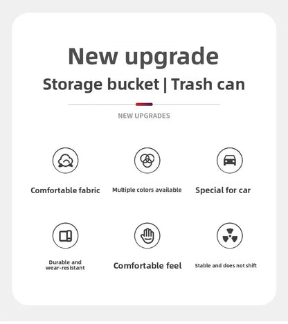 Suitable for ZEEKR 007gt 7X zeekr 001 009 Zeekr 9x mix car trash can and folding storage box for car interior