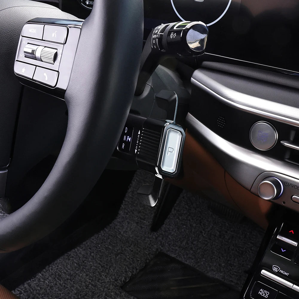 For Hyundai Santa FE/ Tucson /Kona /Sonata 2024-2026 Aluminum Steering Wheel Gear Shift Knob Assistor Button Cover Accessories