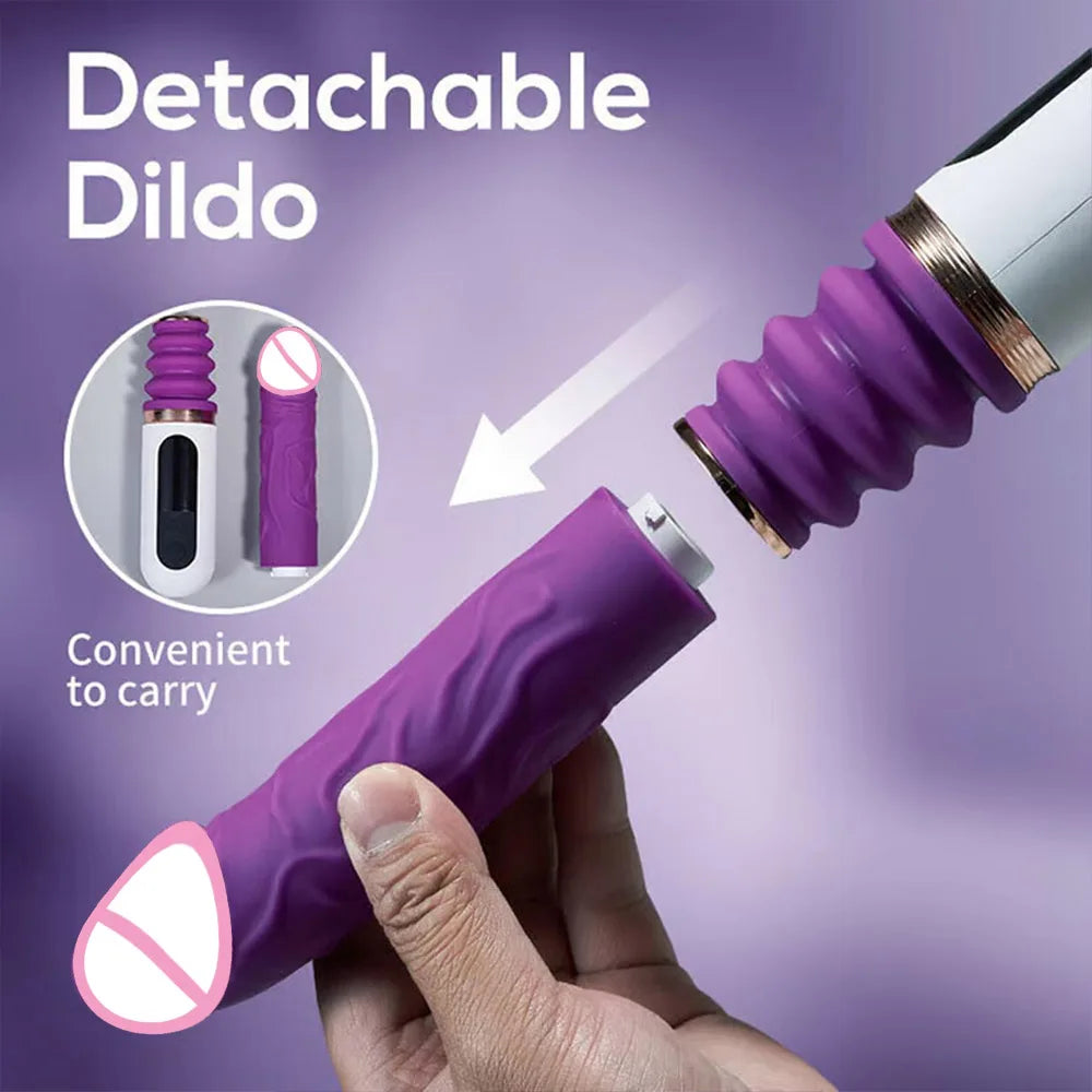 Automatic Thrusting Dildo for Women Remote Control Realistic Telescopic Vibrator With Suction Cup Sex Toys Adult Sex Machine