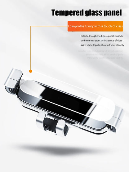 Car Phone Holder For Toyota Alphard 2015 - 2023 ANH30 Styling Bracket GPS Stand Rotatable Support Mobile Accessories