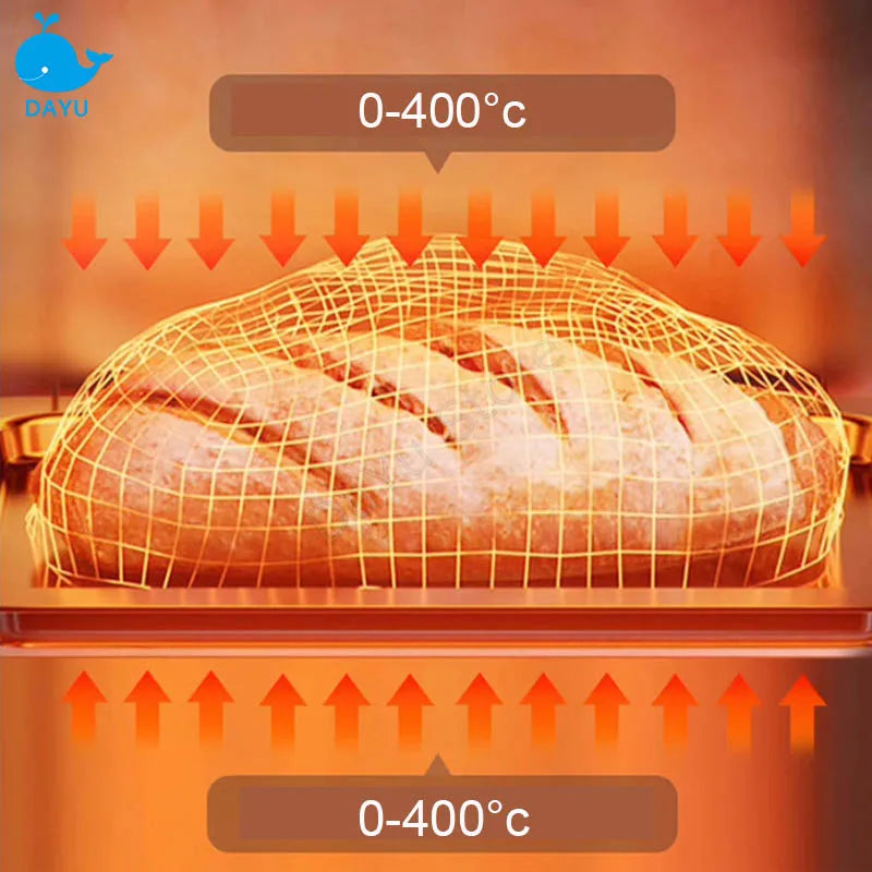 Oven Commercial Electric 3 Layer 3 Plate Bread Cake Large Capacity Food Processor kitchen Equipments Baking Furnace