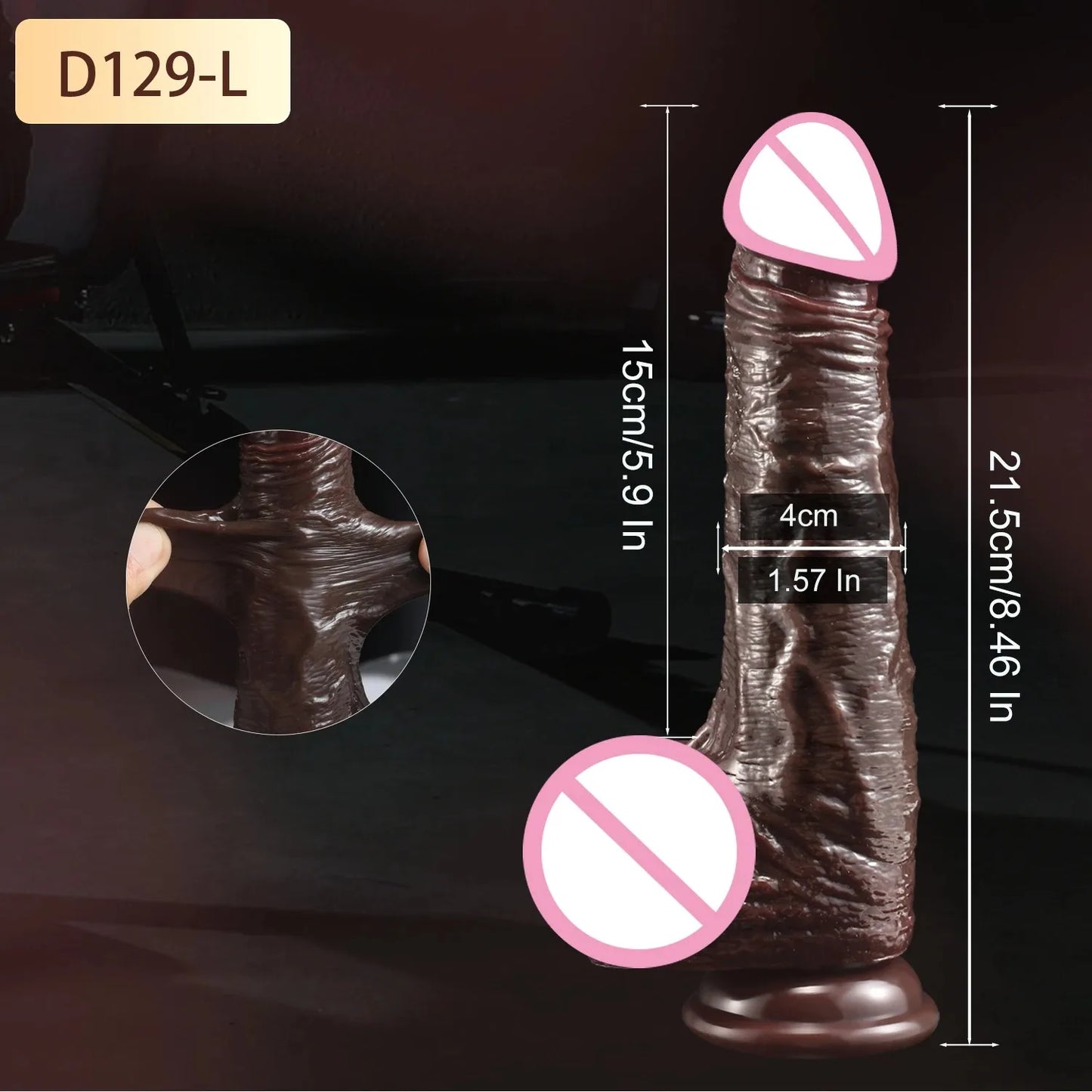 Wearable Realistic Strapon Dildo Skin Testicles Sliding Anal Vagina Sexy Adult Masturbation Big Penis For Women Sex Toys Dildos