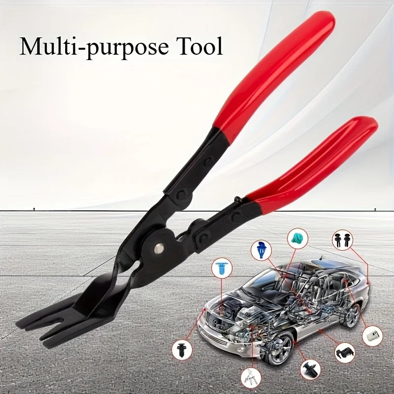 Car Trim Clip Removal Tool, Auto Pliers Fastener Remover Panel Door Dashboard Plastic Rivet  Pry Bar Tool Repair Clamp Buckle
