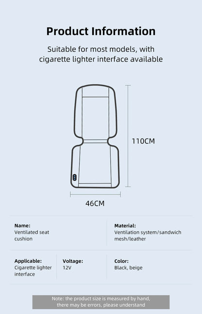 3 In1 Car Seat Cover With 10 Hidden Fan Cooling Heating Massage Or Only Ventilation Seat Cover Cushion Choice Interior Accessory