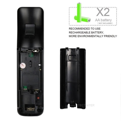 2 in 1 Wireless Bluetooth Remote Controller For Wii Wii U Controle Optional Motion Plus Gamepad Nunchuck Set With Silicone Case